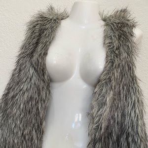 Faux Fur Sleeveless Vest
